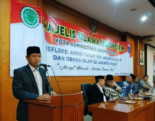 Wawali Buka Refleksi Akhir Tahun MUI Jakarta Pusat