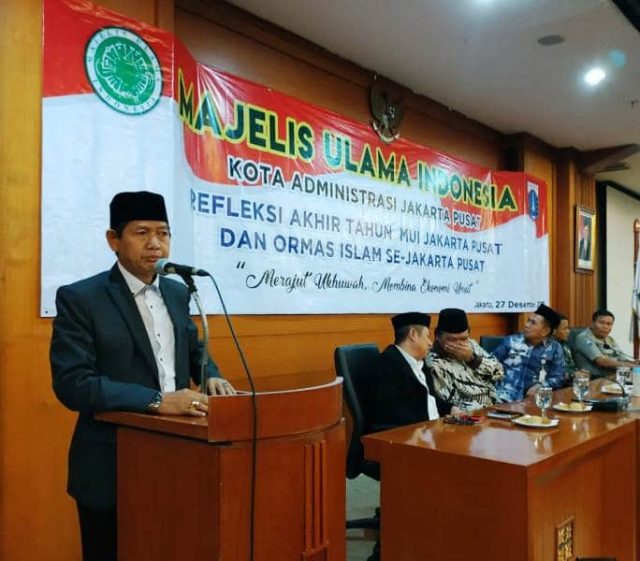 Wawali Buka Refleksi Akhir Tahun MUI Jakarta Pusat